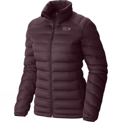 Chaquetas Mountain Hardwear StretchDown Mujer Rojas Oscuro - Chile UNI492036